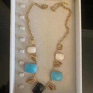 CUSTOM JEWELRY WITH BLACK, WHITE AND BLUE ACCENT STONES